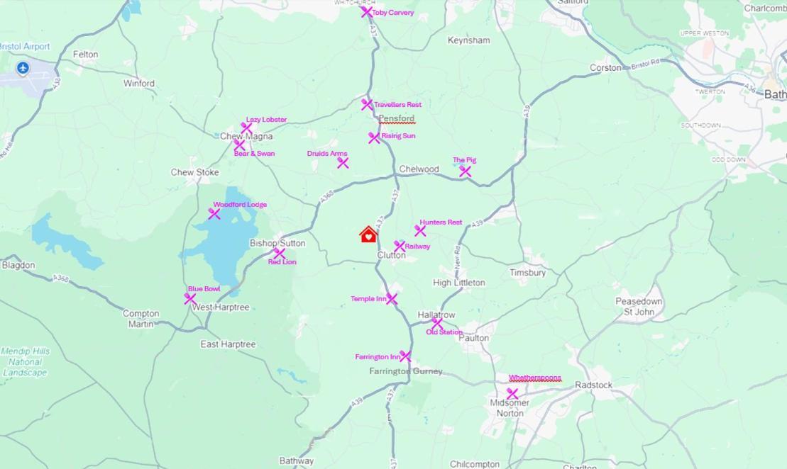 Willow Ridge - A Large Country House With 3 Rental Rooms Clutton Zewnętrze zdjęcie